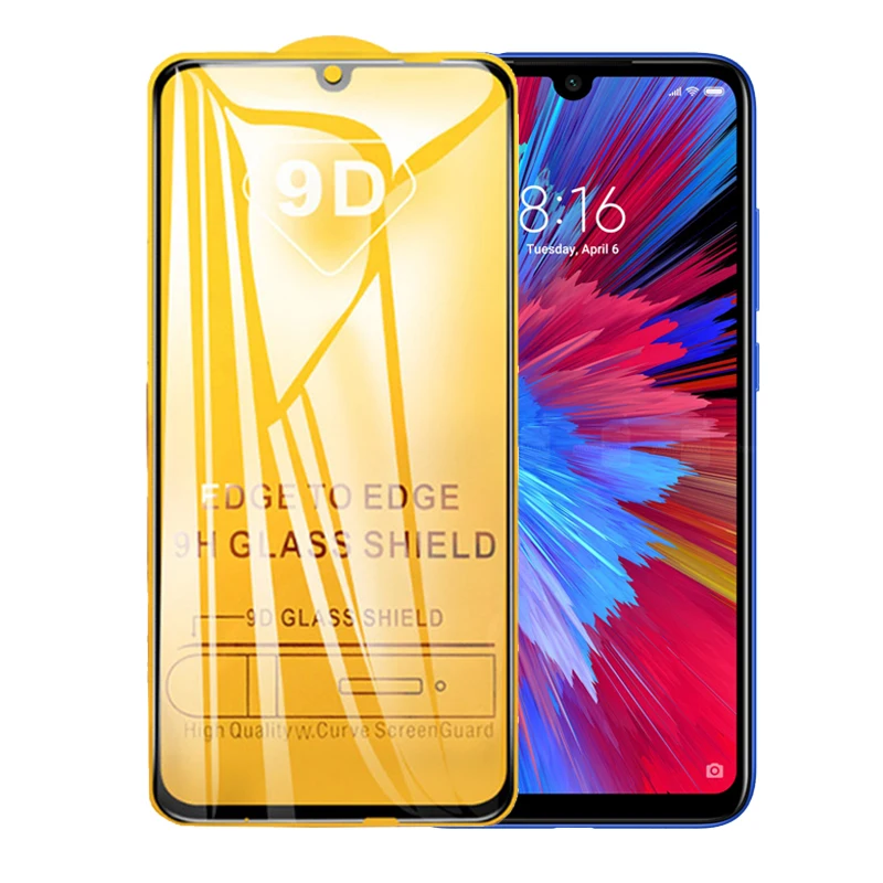 Закаленное стекло 9d для xiaomi mi a3 a2 lite защитное redmi note 7 8 6 5 k20 Pro 5plus 7a 8a|Защитные