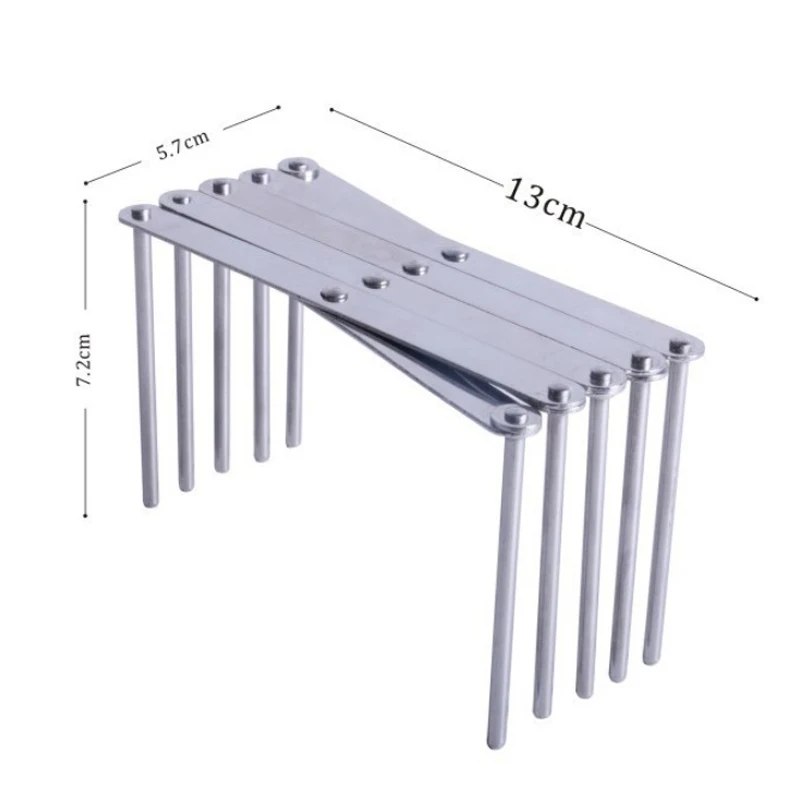 Кухонный Органайзер, нержавеющая сталь, кастрюля, крышка, держатель для посуды, стеллаж, пароварка, полка, поднос, кухонная посуда, регулируемая длина, для хранения на кухне