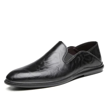

2019 New Genuine Leather Men's Dress Shoes Handmade Office Business Wedding Hollow BreathableLuxury Lace Up Formal Oxfords Mens