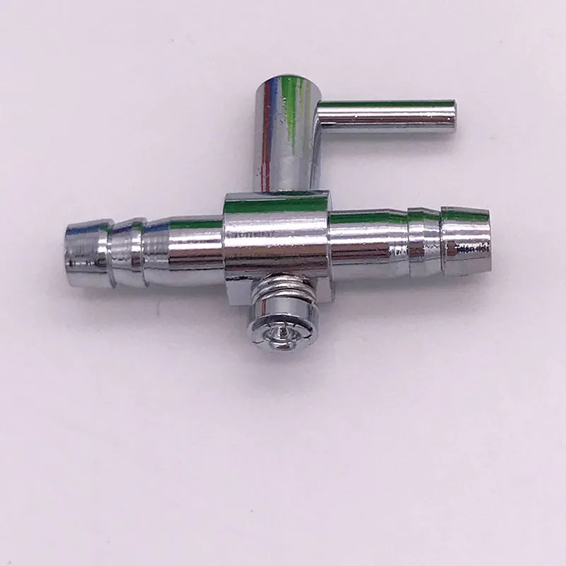 4mm Aquarium Tank Air Distributor Air Pump Flow Tube Pipe Line Stainless Steel Control Valve Pump Accessories 1pcs aquarium air pump fish tank oxygen pump