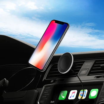 

New Multi-function Car Wireless Charger Air Outlet Bracket Metal Magnetic Charger 10W For Universal Car
