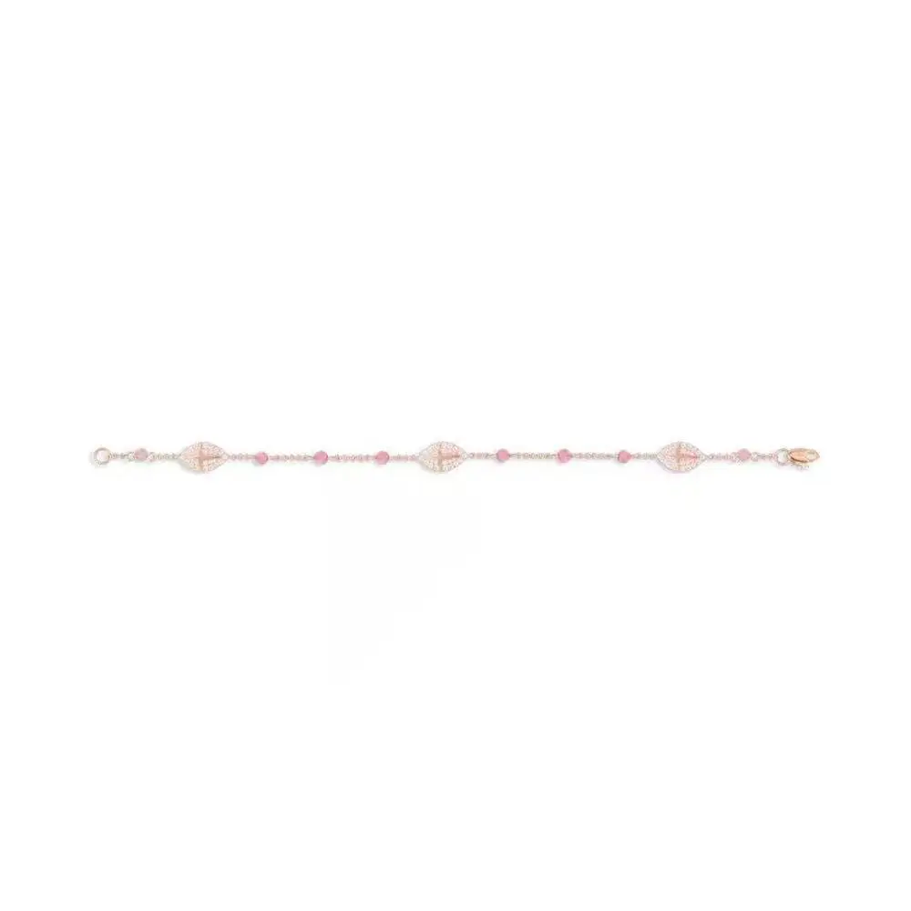 Настоящее 925 пробы Серебряный карамельный цвет браслет женские новые модные вечерние ювелирные изделия