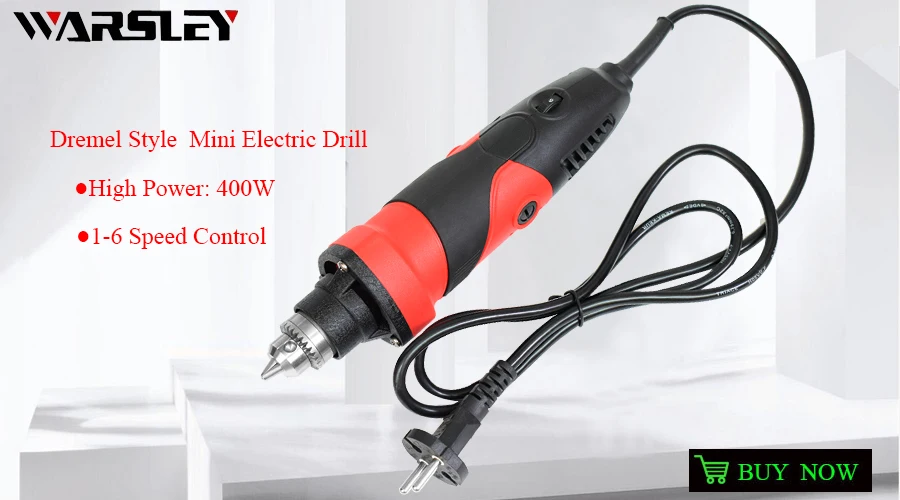 Dremel Стиль Мини электрическая дрель гравер с 6 позициями переменной скорости forDremel вращающиеся инструменты с гибким валом и
