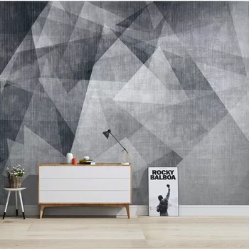 

Milofy manufacturers custom 3D modern geometric abstract graphic living room bedroom background wallpaper mural