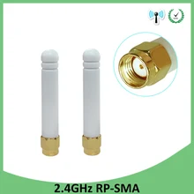 2 шт 2,4 ГГц WiFi антенна 2dBi антенна RP-SMA разъем 2,4 ГГц антенна wi fi антенна для беспроводного маршрутизатора Wifi усилитель
