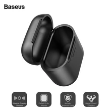 Роскошный беспроводной зарядный чехол Baseus, аксессуары для airpods, силиконовый защитный чехол для Apple Airpod Air Pods Pod Coque Funda