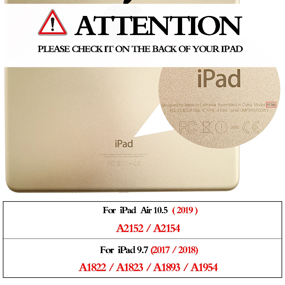 Силиконовый чехол с карандашом для ipad Air 3, 10,5 дюймов,, 7-го поколения, умный чехол для ipad 9,7,, 6th Wake up Funda Shell