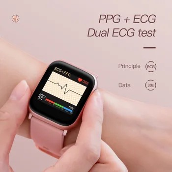 

Vwar Ladies Smart watch ECG PPG SpO2 HRV Fitness Tracker Bluetooth Watches Women blood pressure monitor female smartwatch mujer