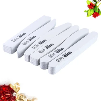 

30PCS Professional Nail Files Washable Grit Double Sided Manicure Nail Buffers for Smooth and Shiny Nails (6 Shapes)