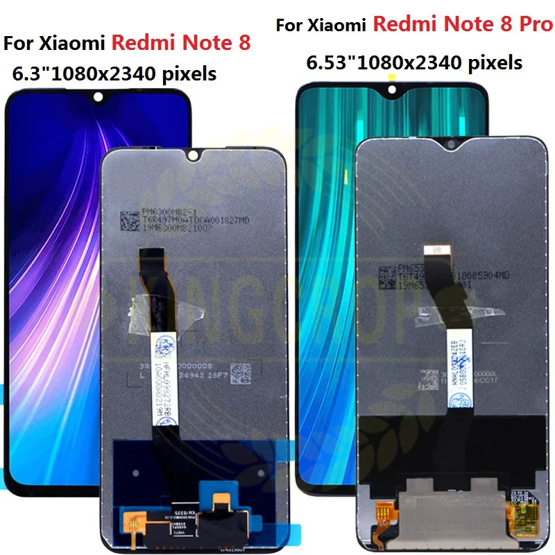 Для Xiaomi Redmi Note 8 Pro lcd note8 pro M1906G7I дисплей сенсорный экран Замена для Redmi Note 8 lcd M1908C3JH дигитайзер