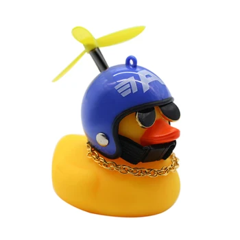 

Yellow Duck Bicycle Lights Bell Cute Little Handlebar Horn Lamp for MTB Road Bike Motor Helmet Riding Cycling Accessories
