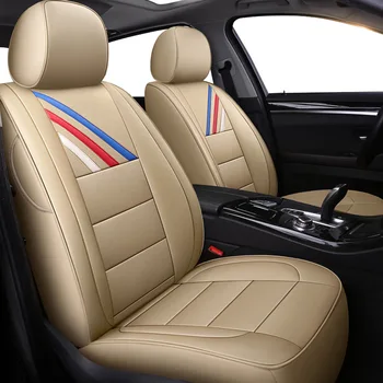 

KADULEE Genuine Leather car seat cover for ssangyong action kyron korando rexton car accessories covers for vehicle seat