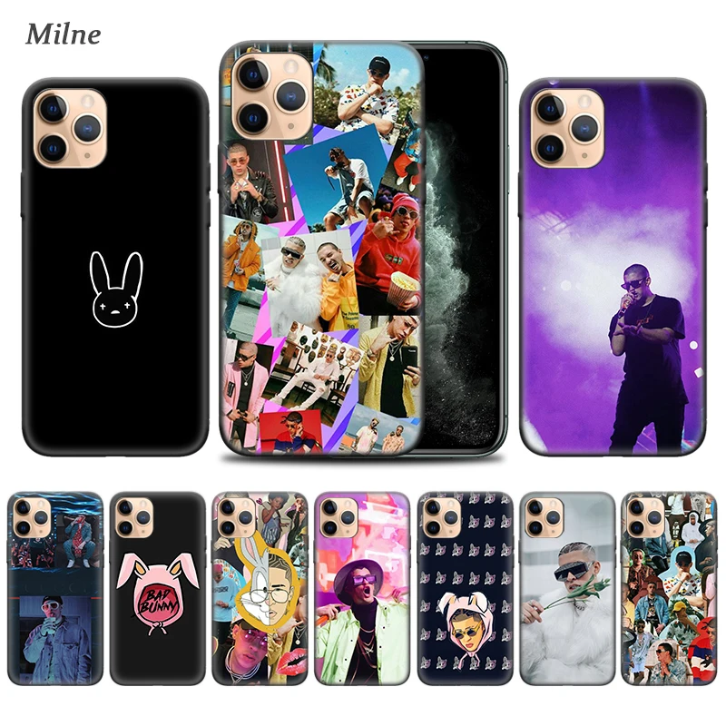 Bad Bunny El Conejo Malo чехол для Apple iPhone 11 Pro XS Max XR X 7 8 6 6S Plus 5 5S SE 12 Мини Мягкая сумка