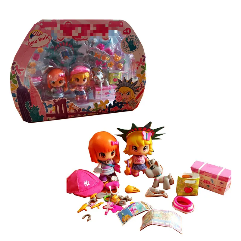 2(no box) Высокое качество 1 Набор Милые Boneca Pinypon ароматизированные куклы игрушки съемные детские экшн-игрушки Фигурки модные куклы для девочек игрушки с коробкой - Цвет: 2(no box)