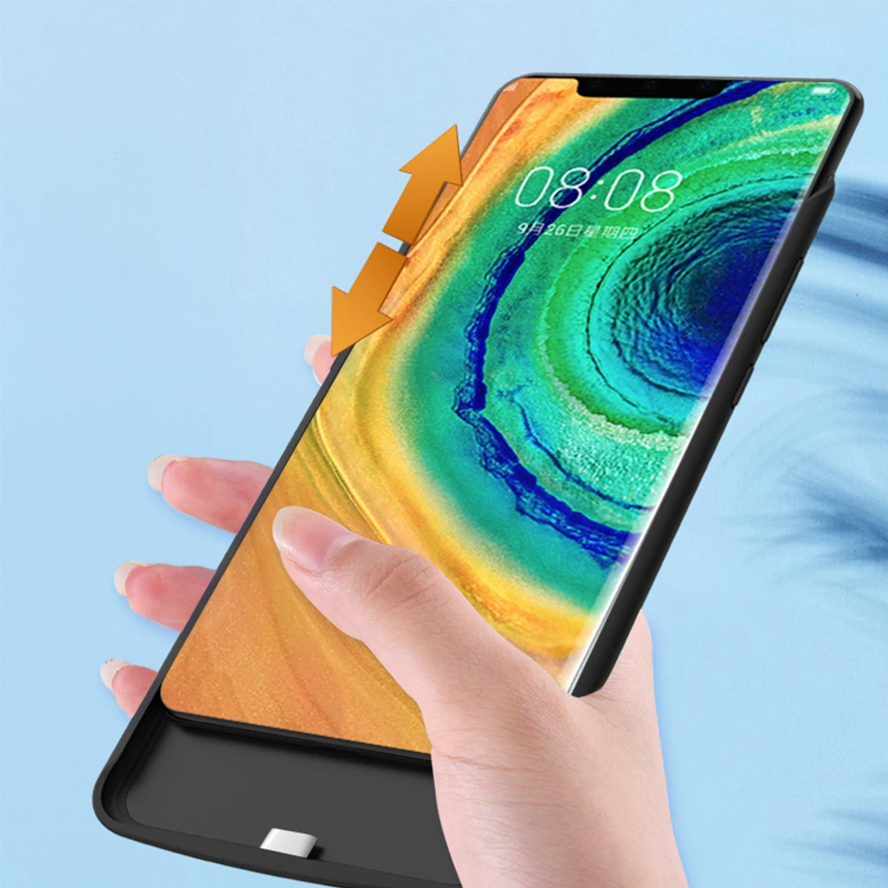 Чехол для huawei mate 30 30 Pro power 6800 мАч, чехол для зарядного устройства для huawei mate 30 Pro, мягкий силиконовый чехол для аккумулятора