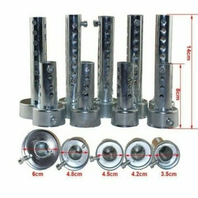 Marmitta Universale Per Moto Db Killer Silenziatore Silenziatore Deflettore 42/45/48/60Mm