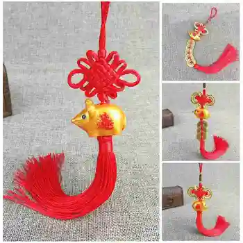 

Year Of The Rat Lucky Charm Golden Mouse Keychain Pendant Car Accessories Cute Animals Copper Coins Decoration Kids Gift