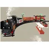 High Simulation Steam spray 2.4G RC Steam Train 666CM Large Track Railway DIY Assembly RC Toy Sound Smoking Effect Train  Tracks 5