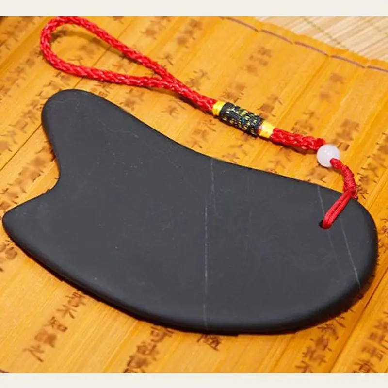 Gua sha инструмент натуральный метеорит соскабливающая доска массажер для лица скребок для лица красота ноги тело общий ребра массажный Меридиан Стик