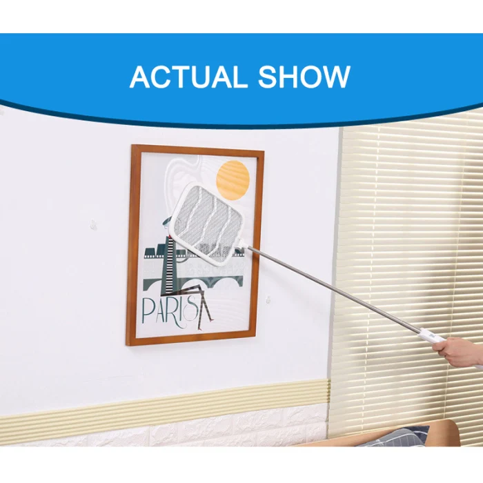 Electric Fly Swatter Collapsible Retractable USB Charging Fly Mosquito Swatter TB Sale