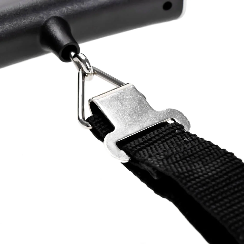 50kg/110lb Digital Electronic Luggage Scale Luggage Scales Portable Hanging Suitcase Scale Handled Travel Bag Weighting Balance 6