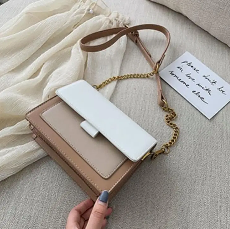 Women Leather Handbag Shoulder Lady Cross Body Bag Tote Wallet Messenger Satchel Purse - Color: White