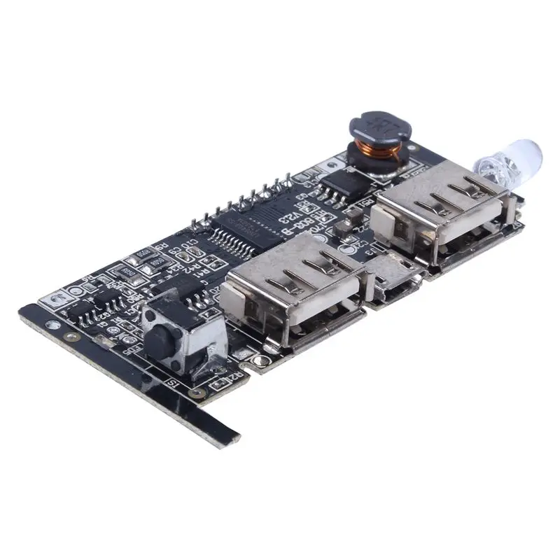Двойной USB 5V 1A 2.1A Мобильный Внешний аккумулятор 18650 зарядное устройство PCB