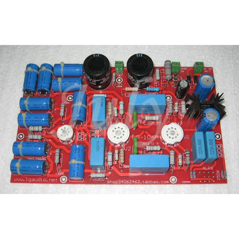 

12AX7 + 12AU7 + 6X4 tube preamplifier board British MATSSE Matisse line LG106A dual sound amplifier