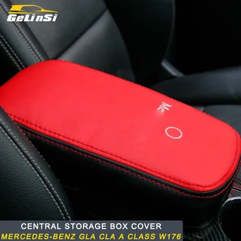 

For Mercedes benz A class GLA CLA w176 auto central storage box cover accessories