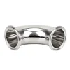 1.5''-4'' Sanitary Tri Clamp Clamps Stainless Steel 90 degree Elbow ► Photo 3/3