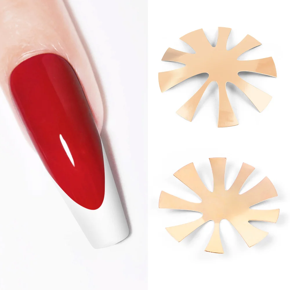 Golden Pro Easy French Smile Cut V Line Consigli A Forma Di Mandorla Manicure Edge Trimmer Tagliaunghie Unghie Francesi Acriliche