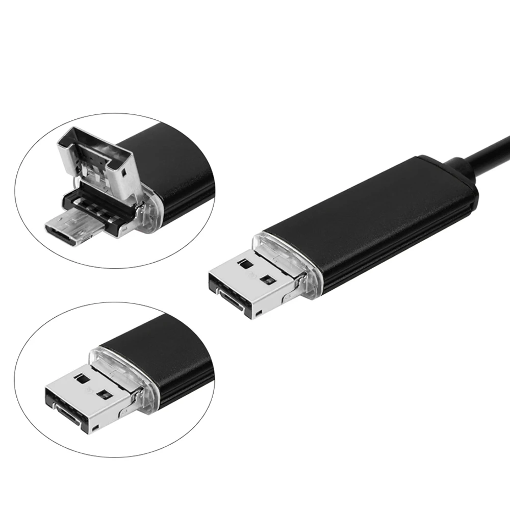 Gosear 5 м 10 6 LED 8 мм 2.0MP объектив HD водонепроницаемый микро USB эндоскоп Инспекционная
