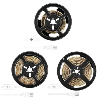 

LED Lamp Tape Cabinet Wardrobe Night Lights Good Visual Creating Atmospheric Effect Touch Sensor Flexible Strip Light