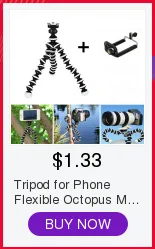 Выдвижная Подставка-Трипод для мобильного смартфона, цифровой камеры, крепление-держатель, набор клипов для Nikon, для Canon, для iPhone 6, 6 S, 7, 110 см/65 см
