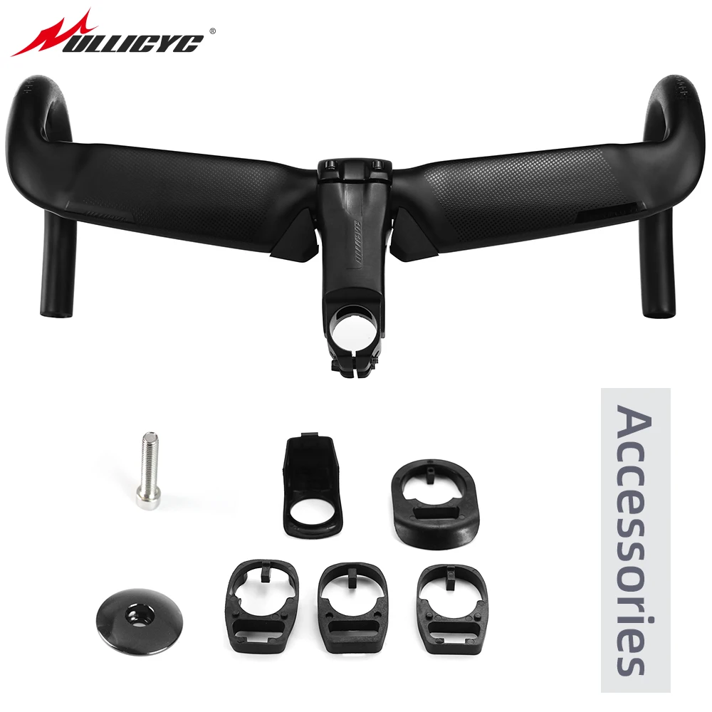 Top Ullicyc Aerofly Ii Carbon Handlebars &stem Textured Surface Matte