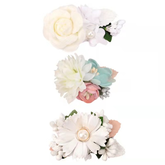 New Chiffon Flower Hair Clips Pins Accessories Cute Hair Clips Pins for Baby Girls Toddlers Hairpin Kids заколка для волос
