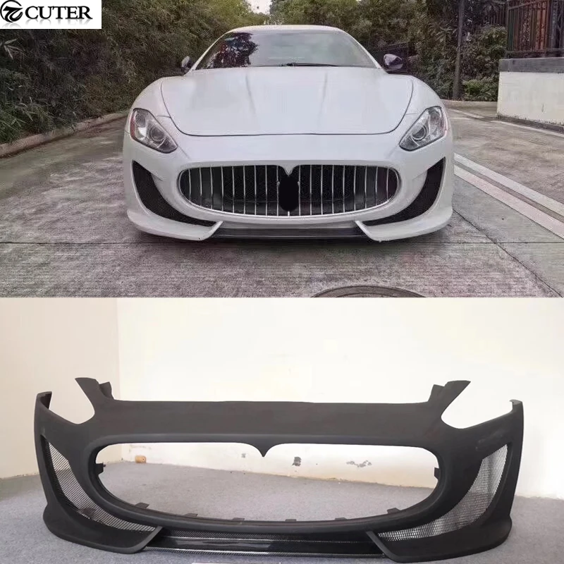 GT GTS Стиль FRP из углеродного волокна передний бампер для Maserati GT Комплект кузова GT GTS Стиль FRP из углеродного волокна передний бампер для Maserati GT Комплект кузова