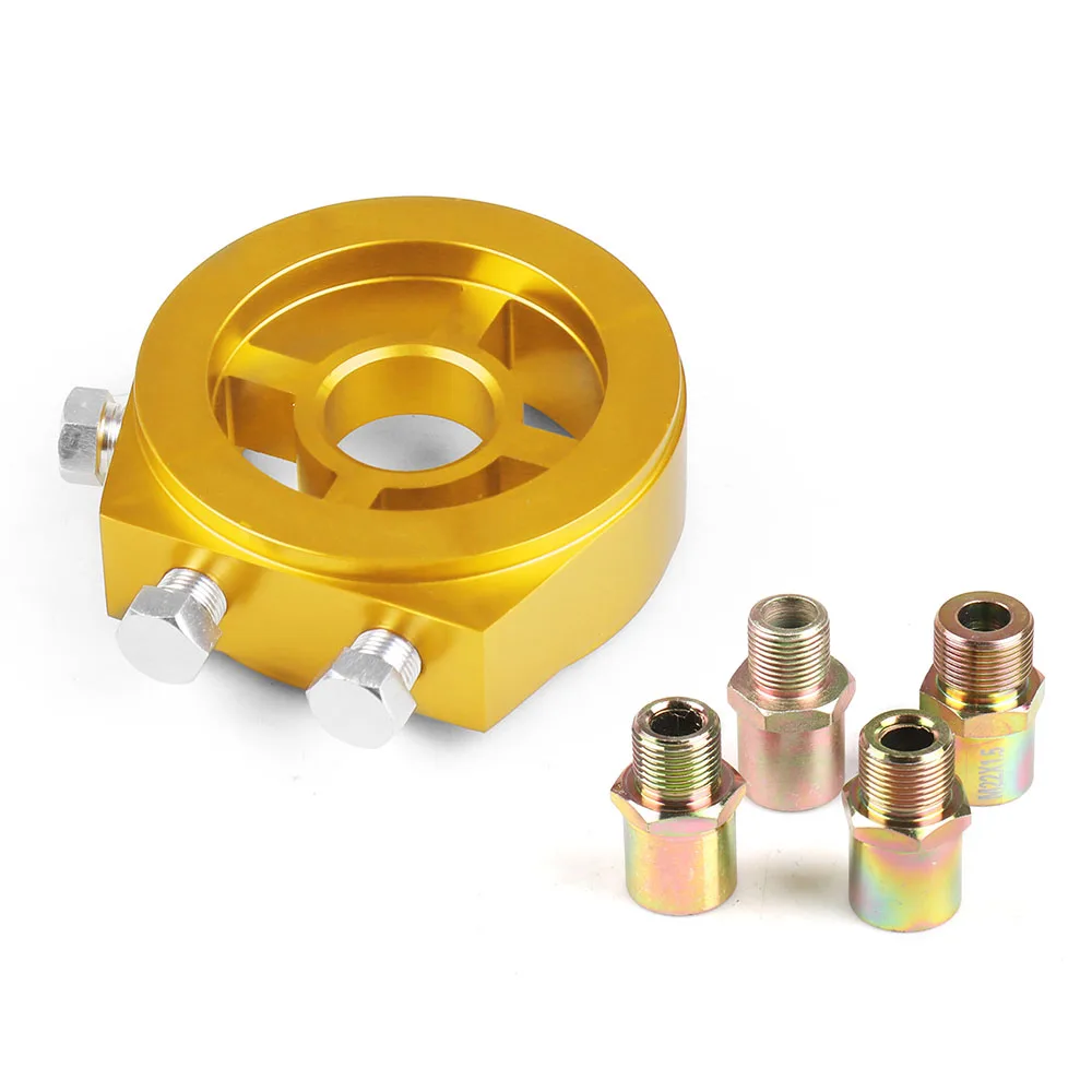 Purple Aluminum Oil Filter Sandwich Plate M20 X 1.5 AN10 Oil Cooler Adapter | UK