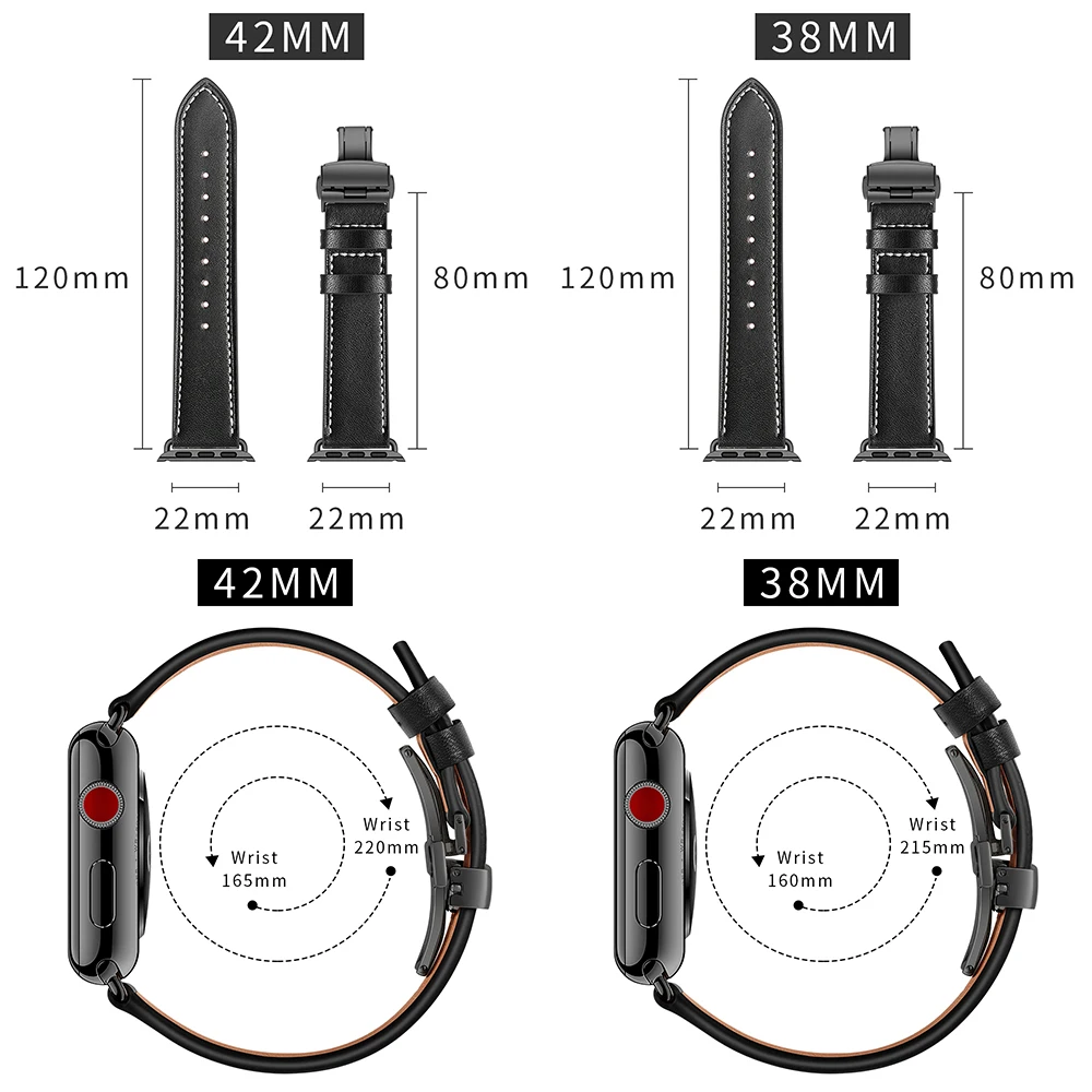 Высокое Качество Кожаные Ремешки для наручных часов Apple watch полосы серии 4/3/2/1 Нержавеющая сталь пряжкой 42 мм 44 мм, 38 мм, 40 мм спортивный браслет ремешок