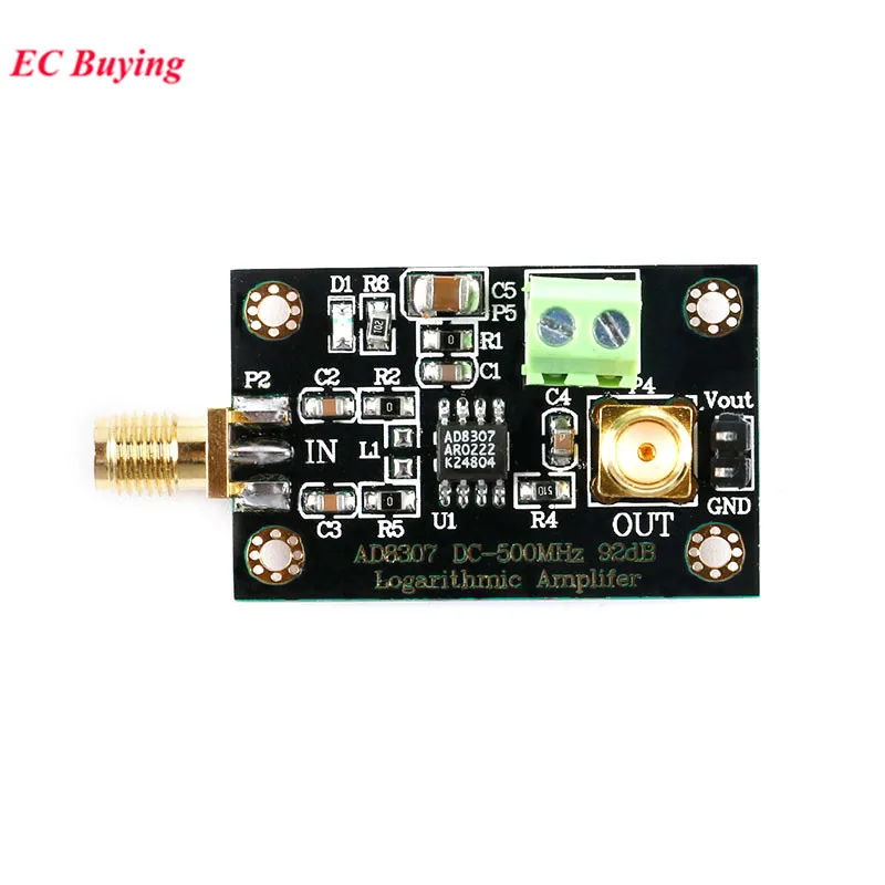 Détecteur De Puissance RF AD8307 - Plage -75 à +15 DBm, Connecteur SMA Femelle - Compact Et Prêt à L'Emploi - 4