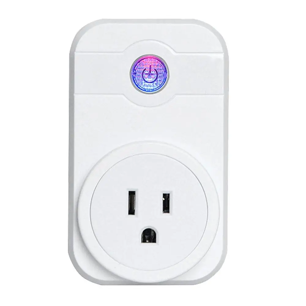 Небольшой Размеры 2000W WI-FI умная розетка приложение для телефона с домашней автоматизацией сроки переключатель 100-240V WI-FI Разъем для смартфонов - Цвет: US Plug