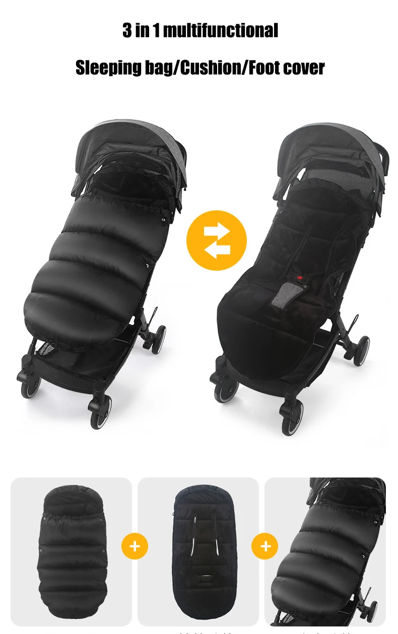 Newborn Baby Stroller Sleeping Bag Infant Winter Autumn Warm Envolope Bag Waterproof Stroller Accessories