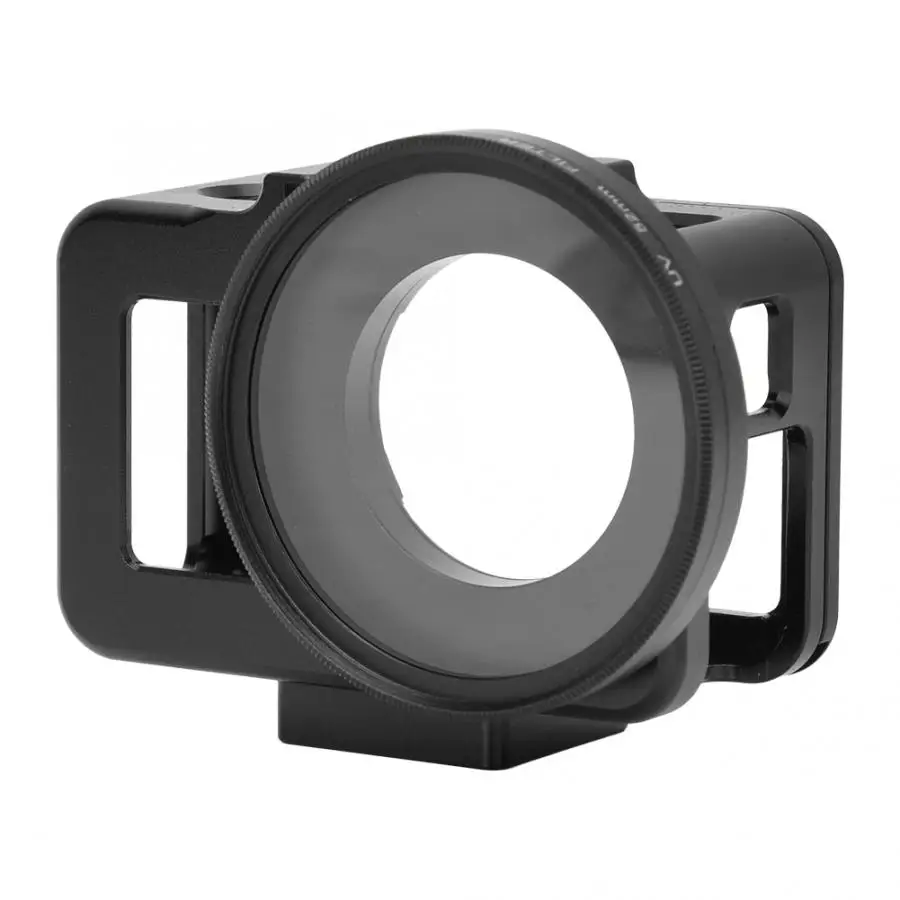 Защитный чехол из алюминиевого сплава для DJI Osmo Action с крышкой объектива 52 мм UV Lens