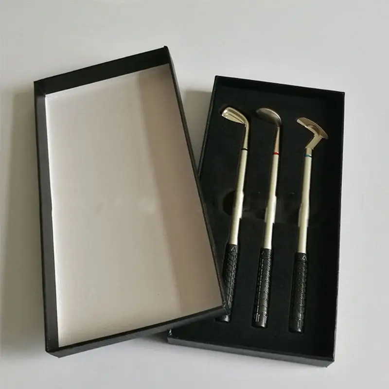 

Golfing Premium Mini Golf Putter Pen Set Office Gift for Men Ballpoint Creative Y4UB