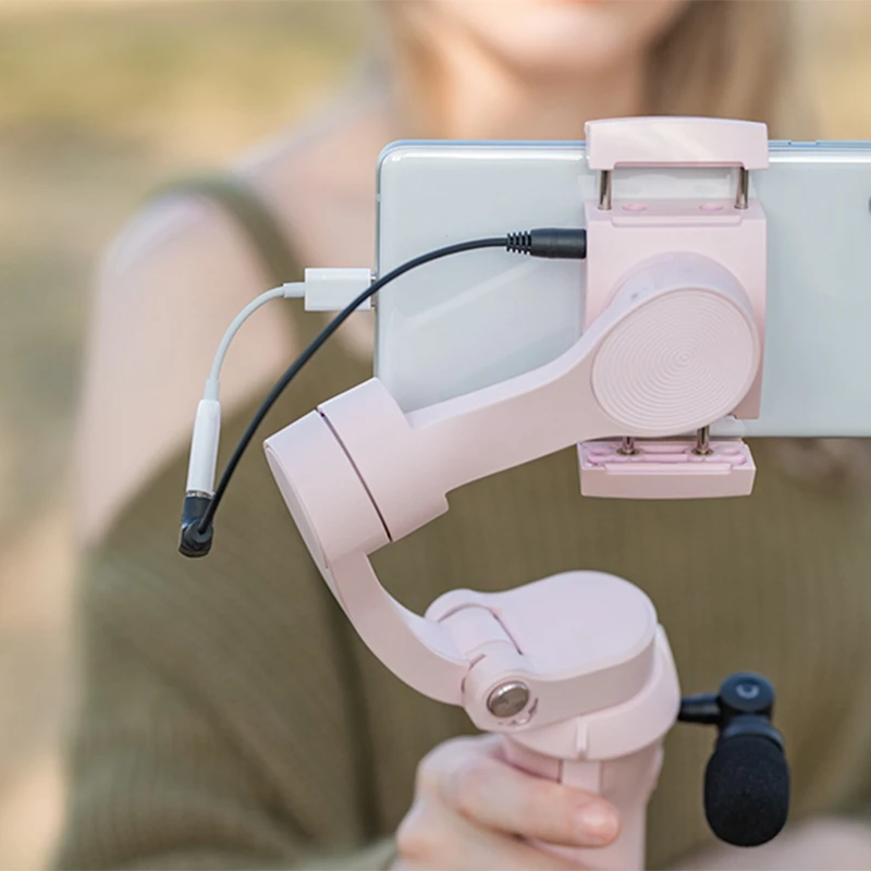 Handheld Mobile Phone Stabilizer With Live Anti-Shake 3-Axis Ptz Gimbal Selftimer For Iphone Smartp