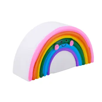 

Night Light Creative Smiley Rainbow Shape Colorful Projector Party Home Decor 14.2 x 7.5 x 4.9cm
