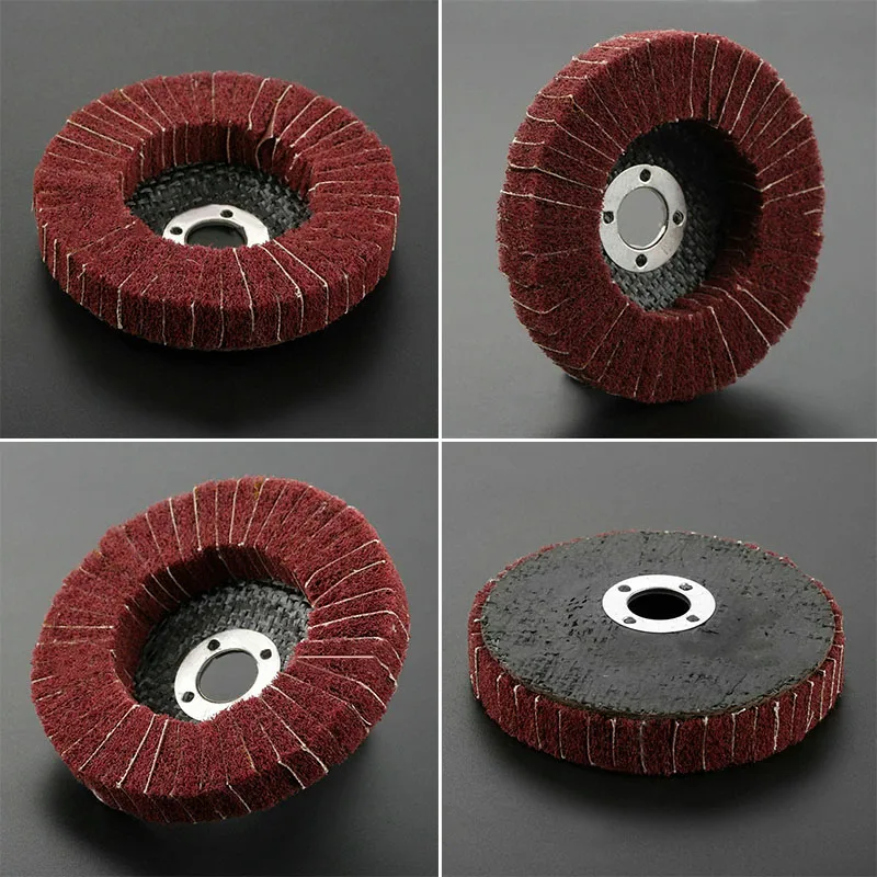 1* Polishing Buffing Cleaning Wheel Round Flap Disc Abrasive 320# Grit Durable