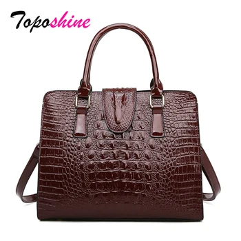 

2019 Fashion Alligator Bags For Women 2019 Luxury Handbags Women Bag Designer Soft Women Messenger Bags Female Shoulder Bag