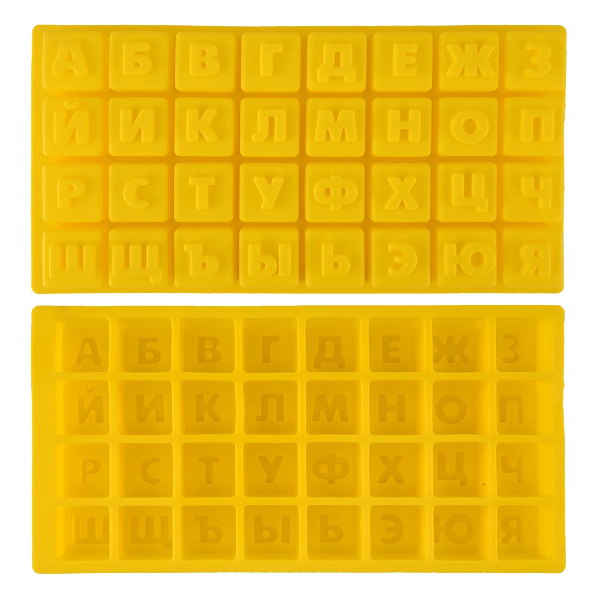 

35*18*3cm DIY Cake Mold Tool Christmas Jelly Candy Pudding Mould Russia Alphabet Letters Kitchen Baking Silicone Chocolate Mold