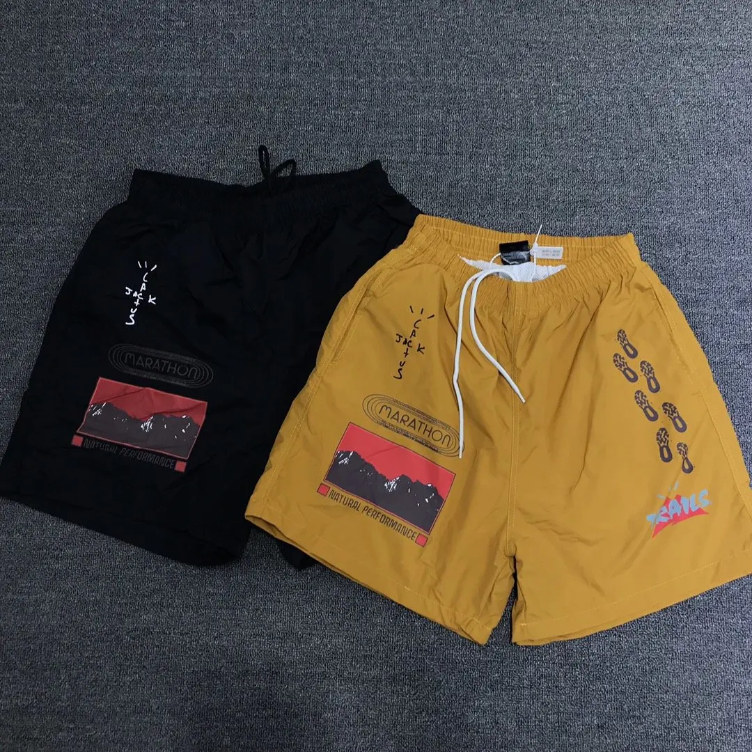 2020 Summer New HipHip Travis Scott Cactus Jack Trails Path Shorts Men Women Hiphop Outdoor Perfomance Marathon Shorts Men 2020 Summer New HipHip Travis Scott Cactus Jack Trails Path Shorts Men Women Hiphop Outdoor Perfomance Marathon Shorts Men